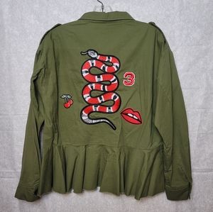 Iconic Ruffle Shirt Jacket